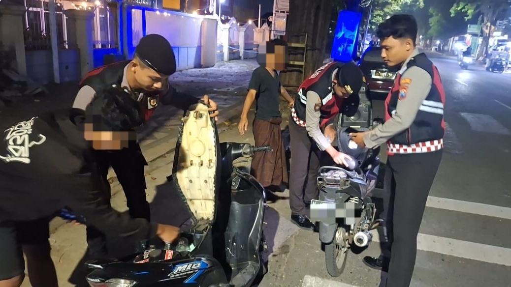 Balap Liar di Jalan Protokol Kota Pasuruan Digagalkan 