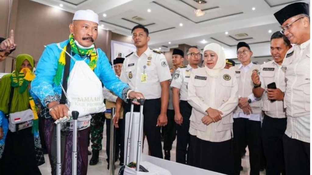 Jemaah Haji Debarkasi Surabaya Tiba, Dua Tertahan di Arab Saudi karena Sakit
