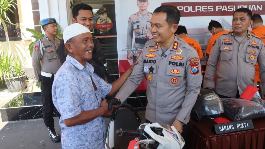 Hilang 5 Bulan, Motor Warga Pasuruan Kembali ke Tangan