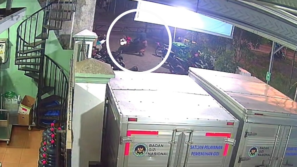 Motor Karyawan SPPG Purutrejo Kota Pasuruan Dicuri Maling