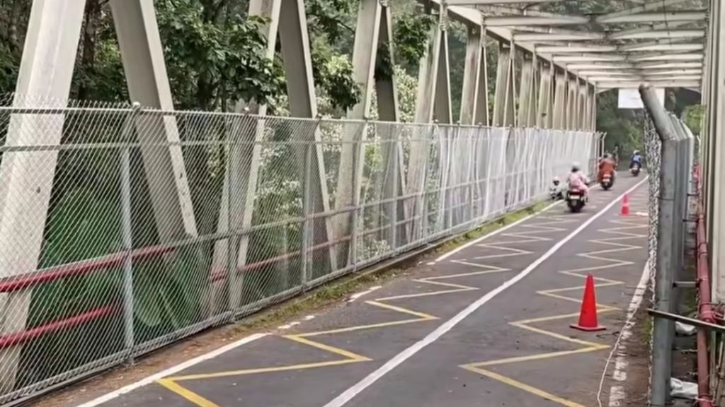 Jembatan Cangar Dipasang Pagar Pengaman Cegah Aksi Bunuh Diri