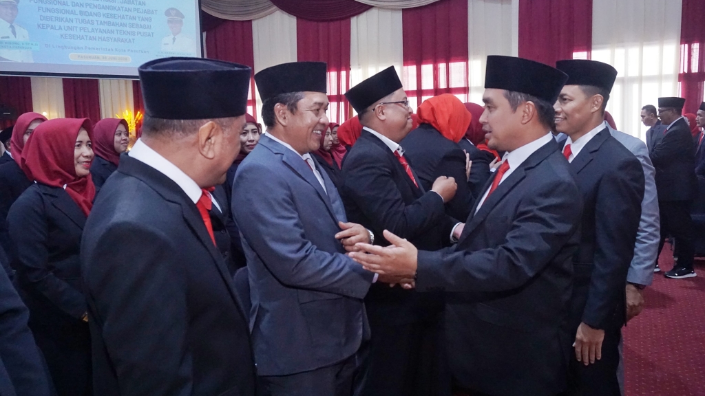 Walkot Pasuruan Melantik 87 Pejabat, Pesannya: ASN Jangan Terlalu Lama di Zona Nyaman
