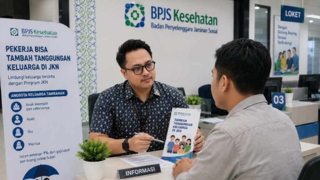 Pekerja Bisa Tambah Tanggungan Keluarga di JKN