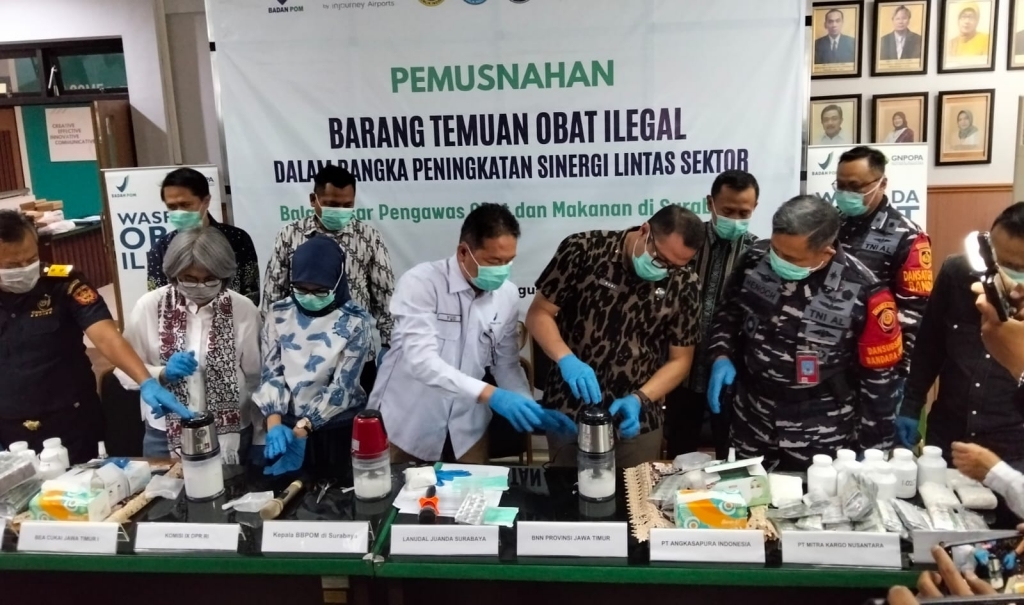 BPOM Musnahkan Ribuan Obat Ilegal dari Pengedaran Lintas Provinsi