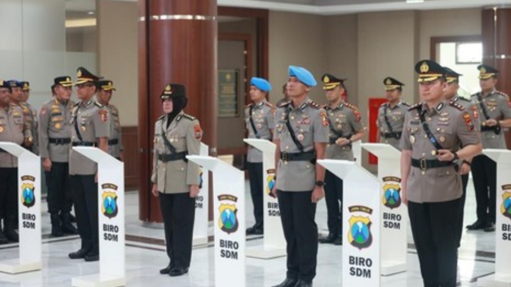 5 Kapolres dan 1 Kabid di Lingkungan Polda Jatim Diganti