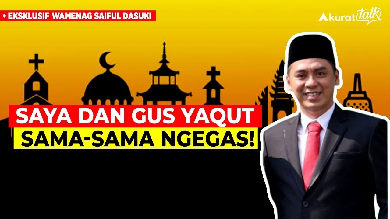 WAMENAG: SAYA & GUS YAQUT PASTIKAN KELOMPOK MINORITAS TIDAK SENDIRIAN!