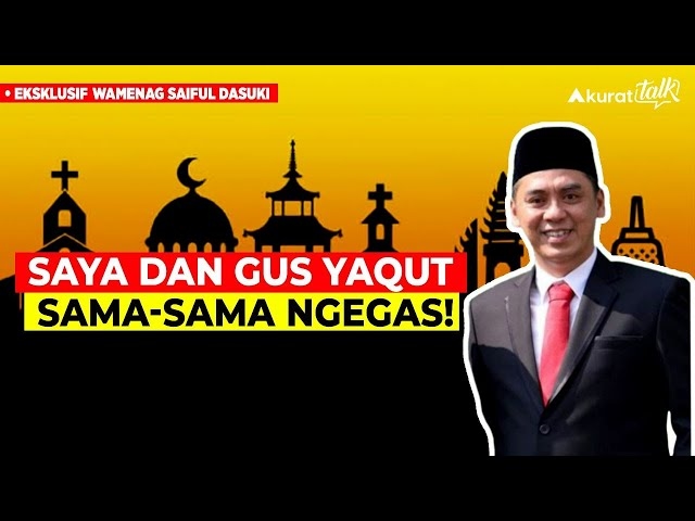 WAMENAG: SAYA & GUS YAQUT PASTIKAN KELOMPOK MINORITAS TIDAK SENDIRIAN!