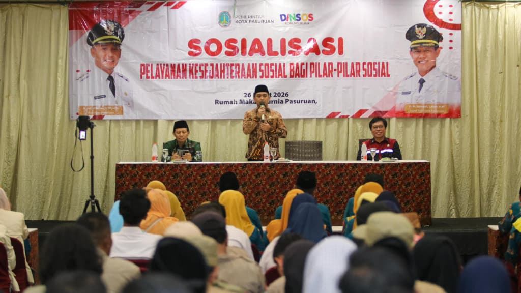 Mas Adi Ajak Pilar Sosial Perkuat Sinergi Pembangunan Sosial di Kota Pasuruan