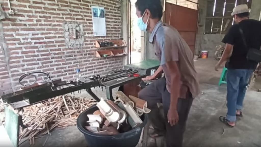 Jelang Iduladha Omzet Perajin Tusuk Sate di Tulungagung Meningkat Hingga 200 Persen