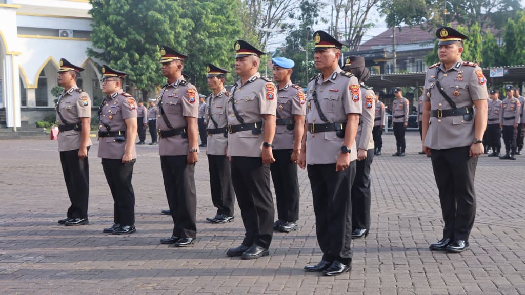 Polres Pasuruan Rotasi Pejabat Utama dan Kapolsek, Ini Rinciannya 