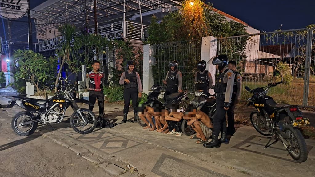 Empat Pebalap Liar Dibekuk Polisi di Pangsud Kota Pasuruan 