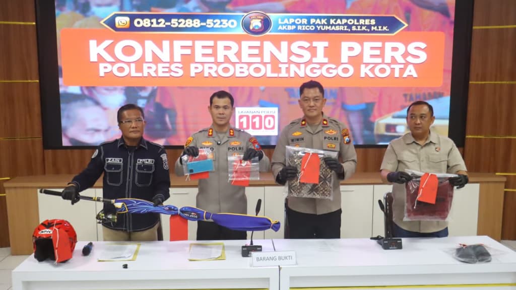 Polres Probolinggo Kota Tangkap Pembunuh Pria Tergeletak di Lahan Kosong Kademangan