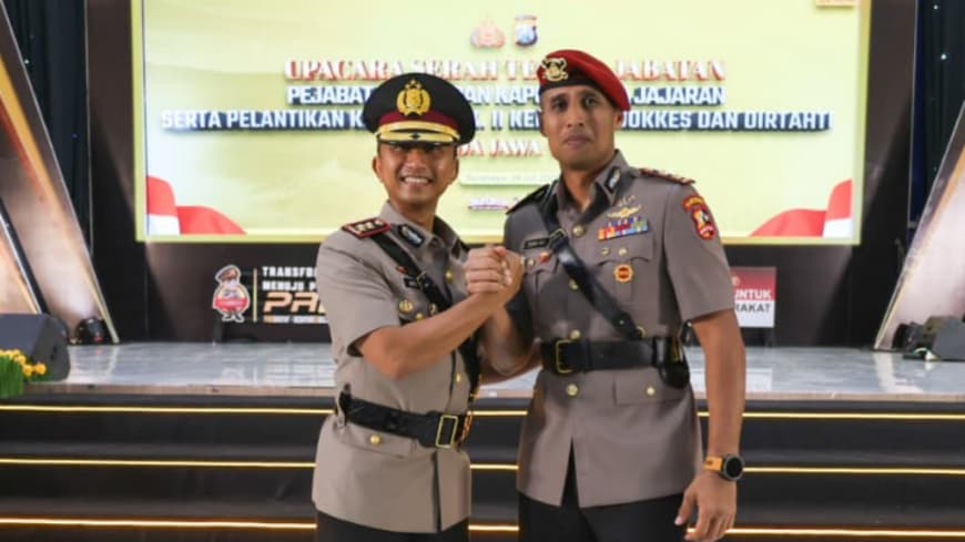 Polres Pasuruan Kota Resmi Dipimpin AKBP Arief Ardiansyah Prasetyo