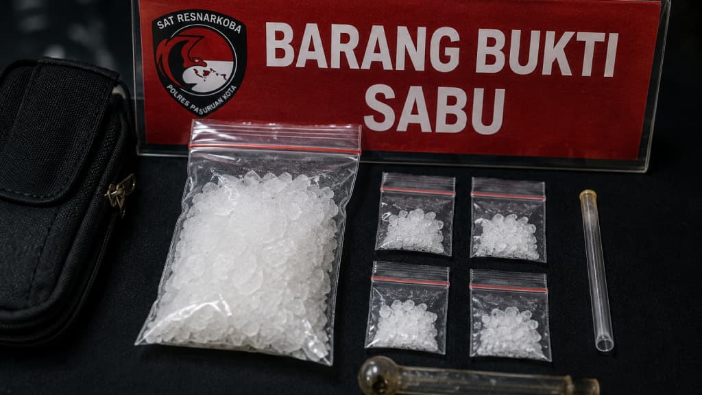 Polres Pasuruan Kota Tangkap Lima Tersangka dalam Operasi Tumpas Narkoba Semeru 2026