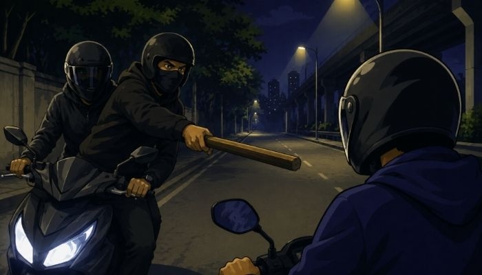 "Ngetren" di Pasuruan, Habis Jual Motor Ngaku Dibegal