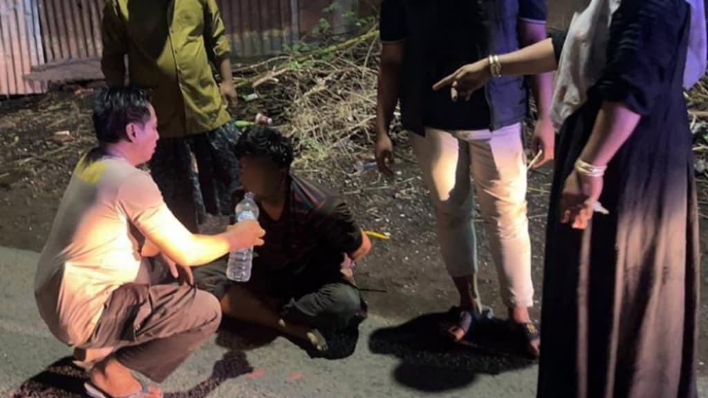 Mantan Kades di Pasuruan Dibacok Pria Mabuk
