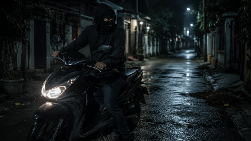 Maling Motor Kritis Dihajar Warga Tutur Pasuruan