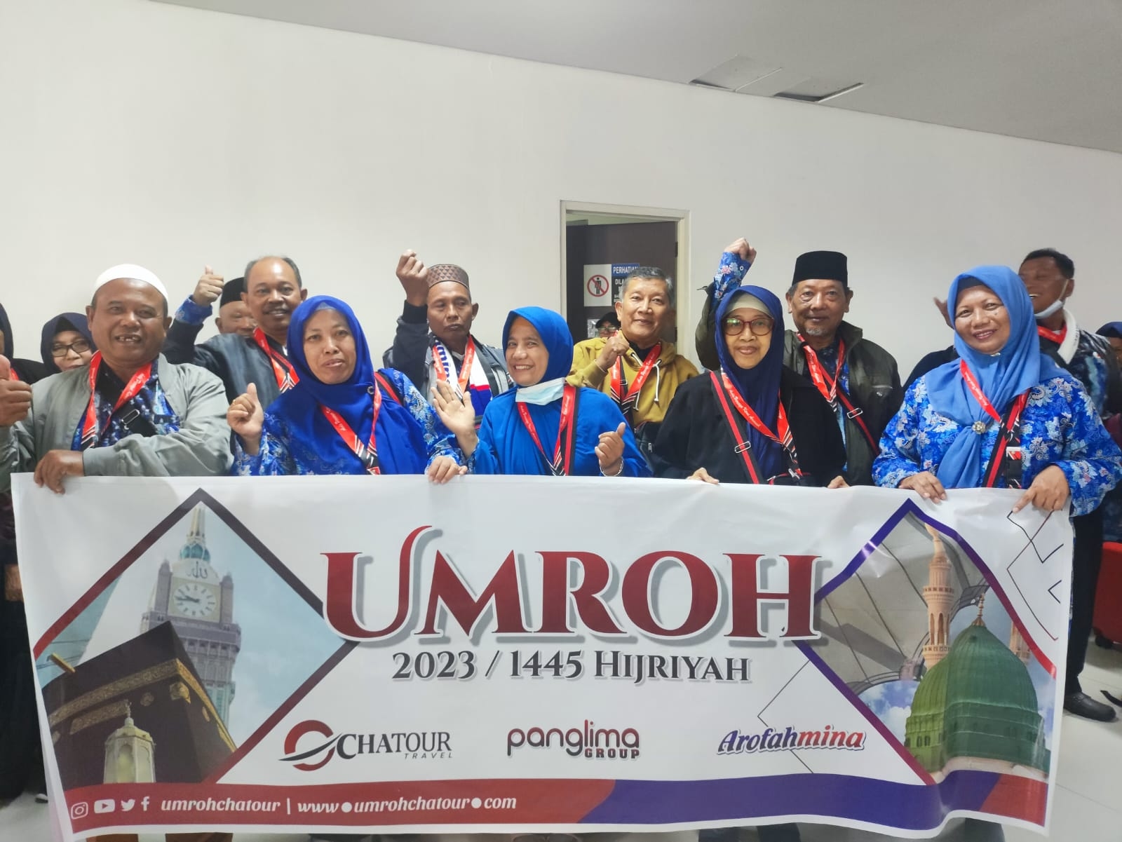 Lagi, Ex Jamaah Umroh PT. Arofah Mina Kembali Sukses diberangkatkan Oleh CHATour
