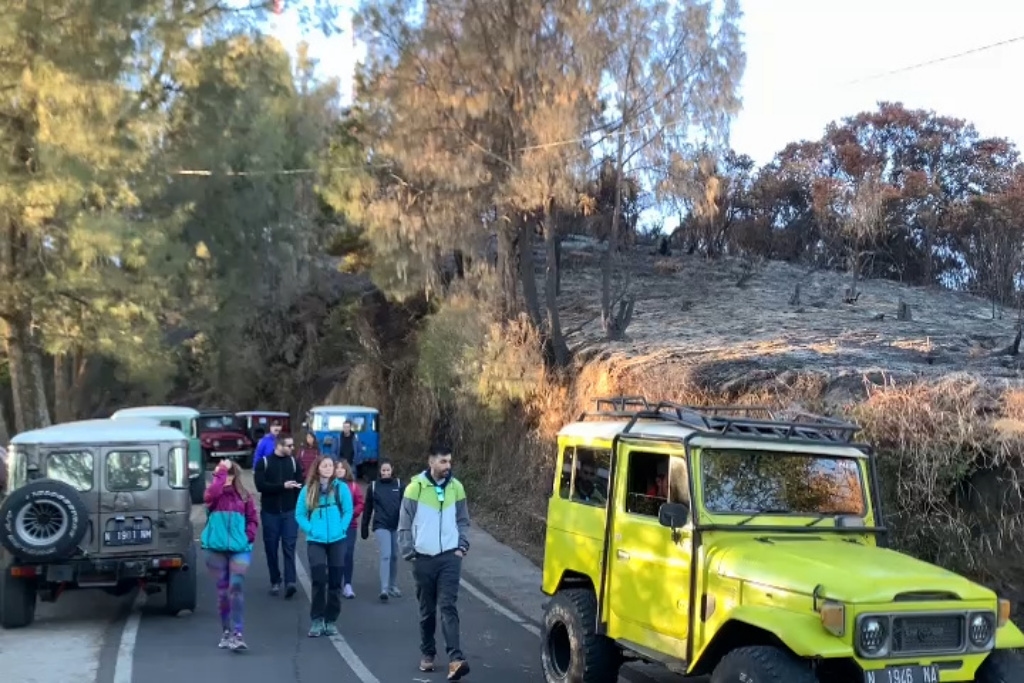 Wisata Gunung Bromo Ramai di Akhir Libur Panjang