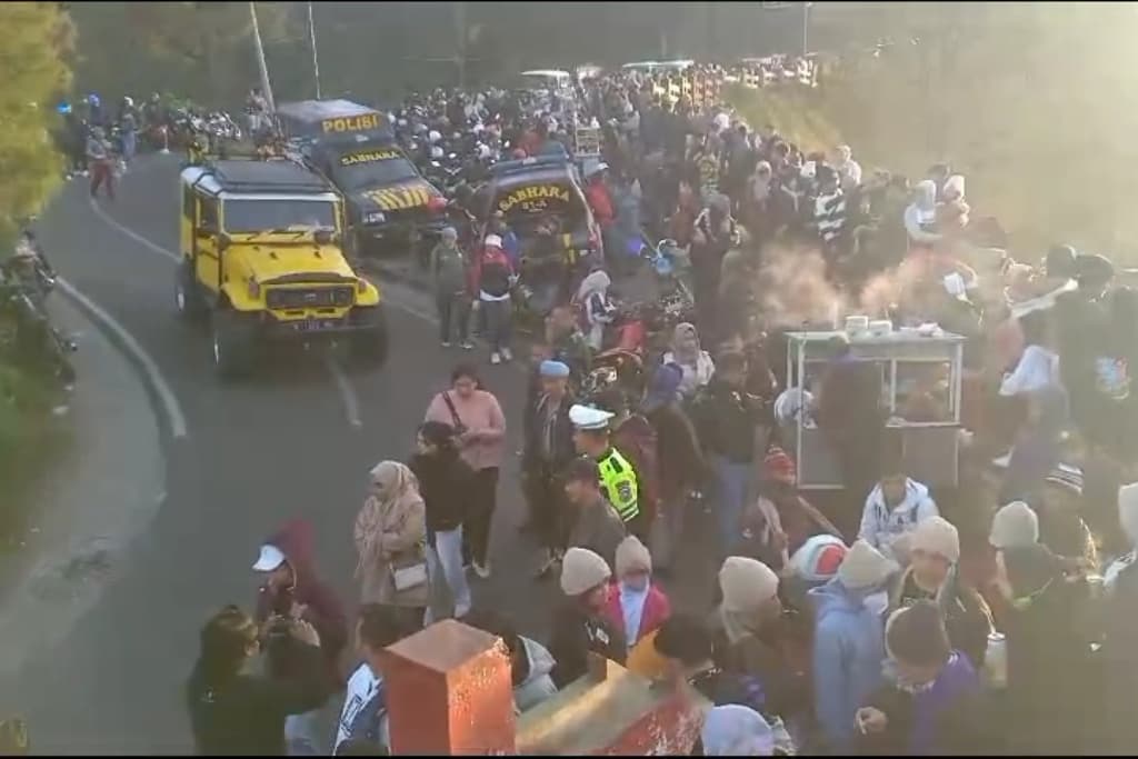 25.588 Wisatawan Berkunjung ke Bromo Temgger Semeru Selama Libur Lebaran 2026