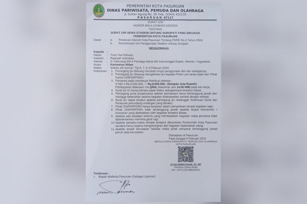 Gagal di Purwosari, Kampanye Akbar AMIN Digelar di Pasuruan