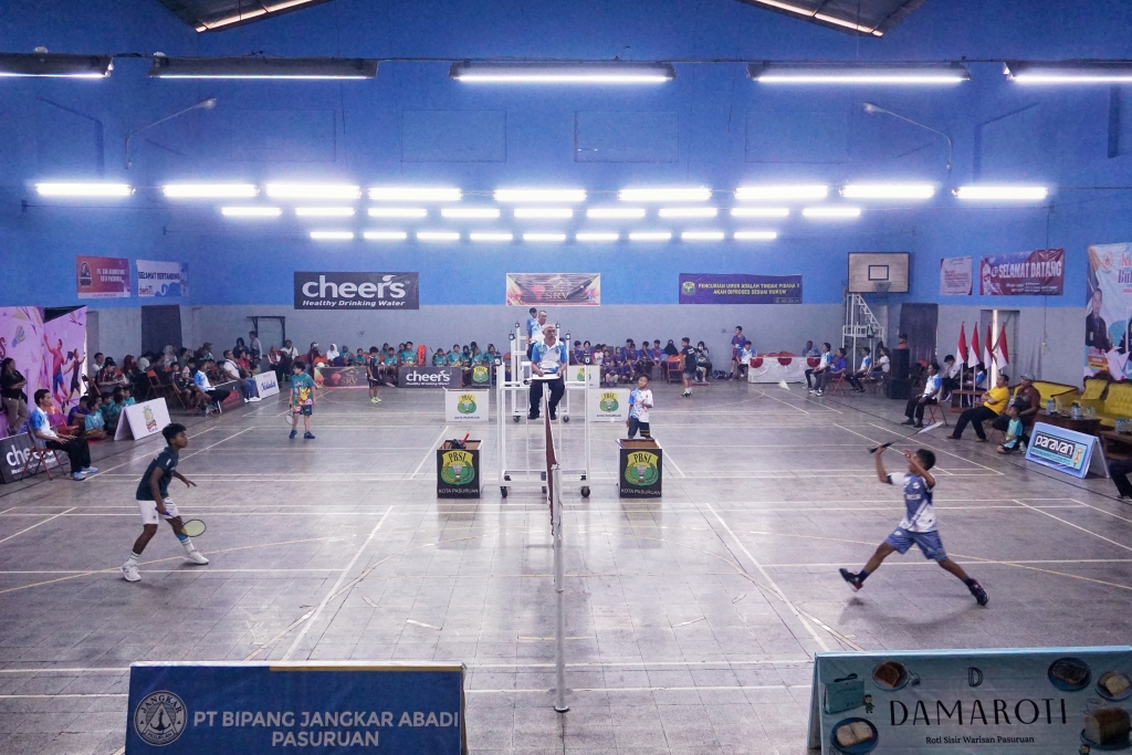 Pemkot Pasuruan Gelar Kejuaraan Bulu Tangkis Cari Bakat Atlet Usia SD-SMP