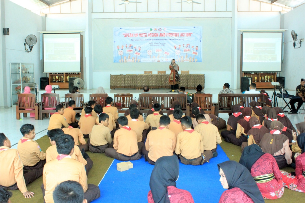 Sosialisasi Anti Bullying, Istri Wawalkot Pasuruan Ajak Anak Bijak Bermedsos