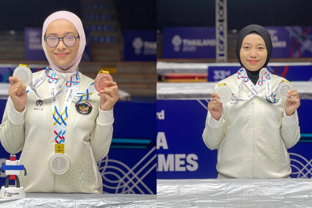 Top! Kakak Beradik Pasuruan Borong 5 Medali Snooker di SEA Games 2025