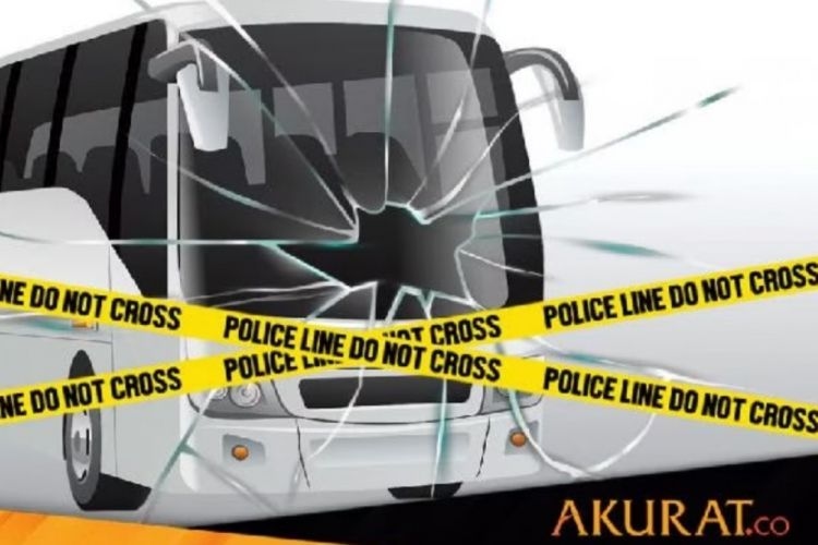 Bus Tabrak Gerbang Tol Waru Sidoarjo, Belasan Penumpang Luka